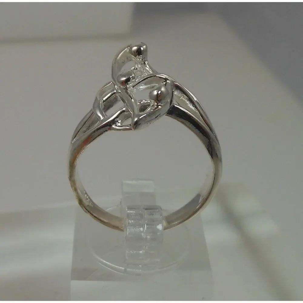 1999's‎ New Unique Vintage Handmade 925 Sterling Silver Artistic Ring Size 7.5